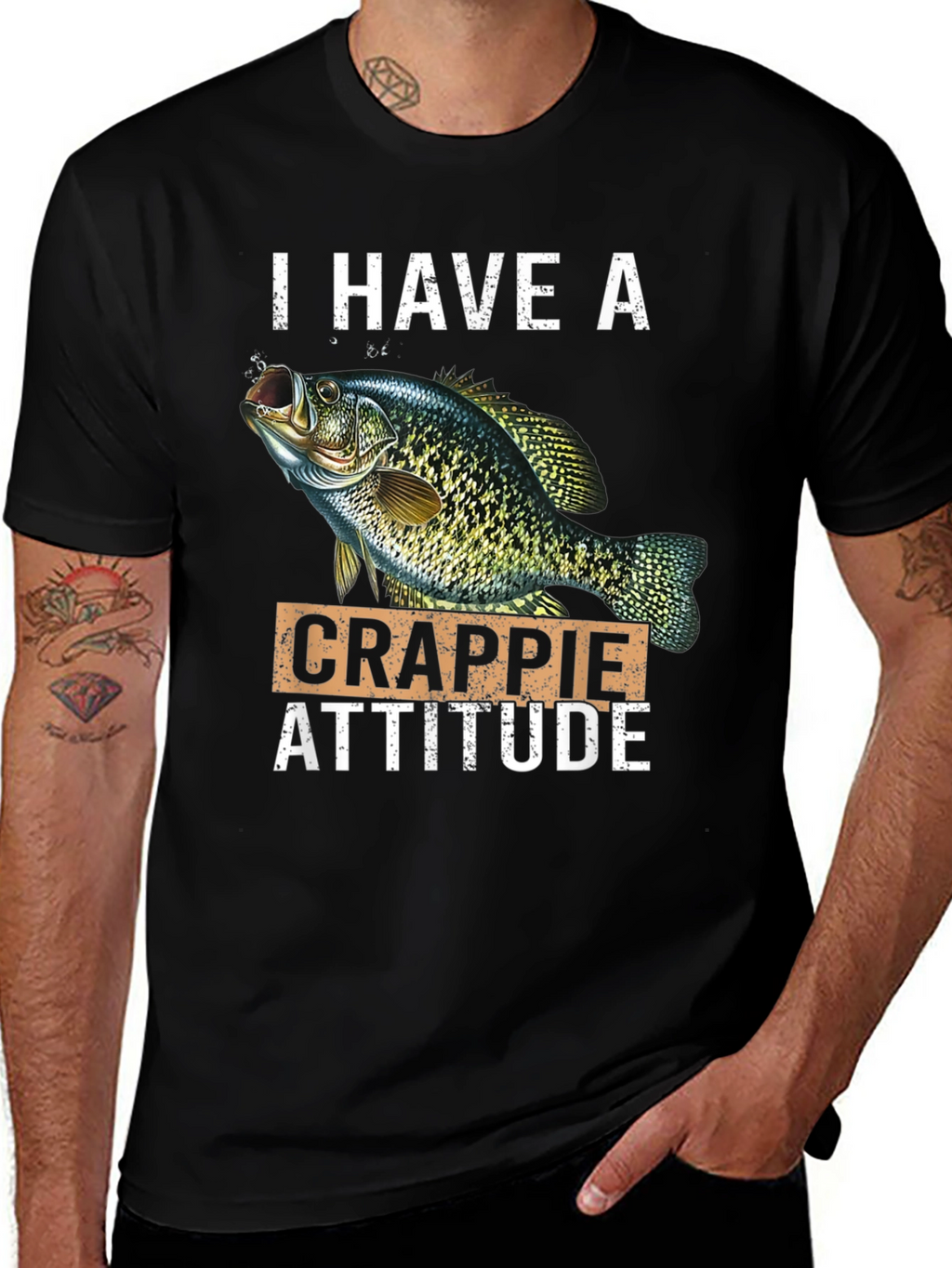 I Have A Crappie Attitude Graphic T-Shirt