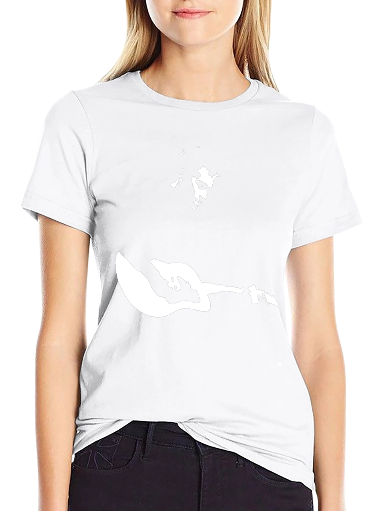 Black T-Shirt with Musician Graphic Print