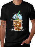 Boba Skeleton T-Shirt - Beach Vibe Graphic Tee