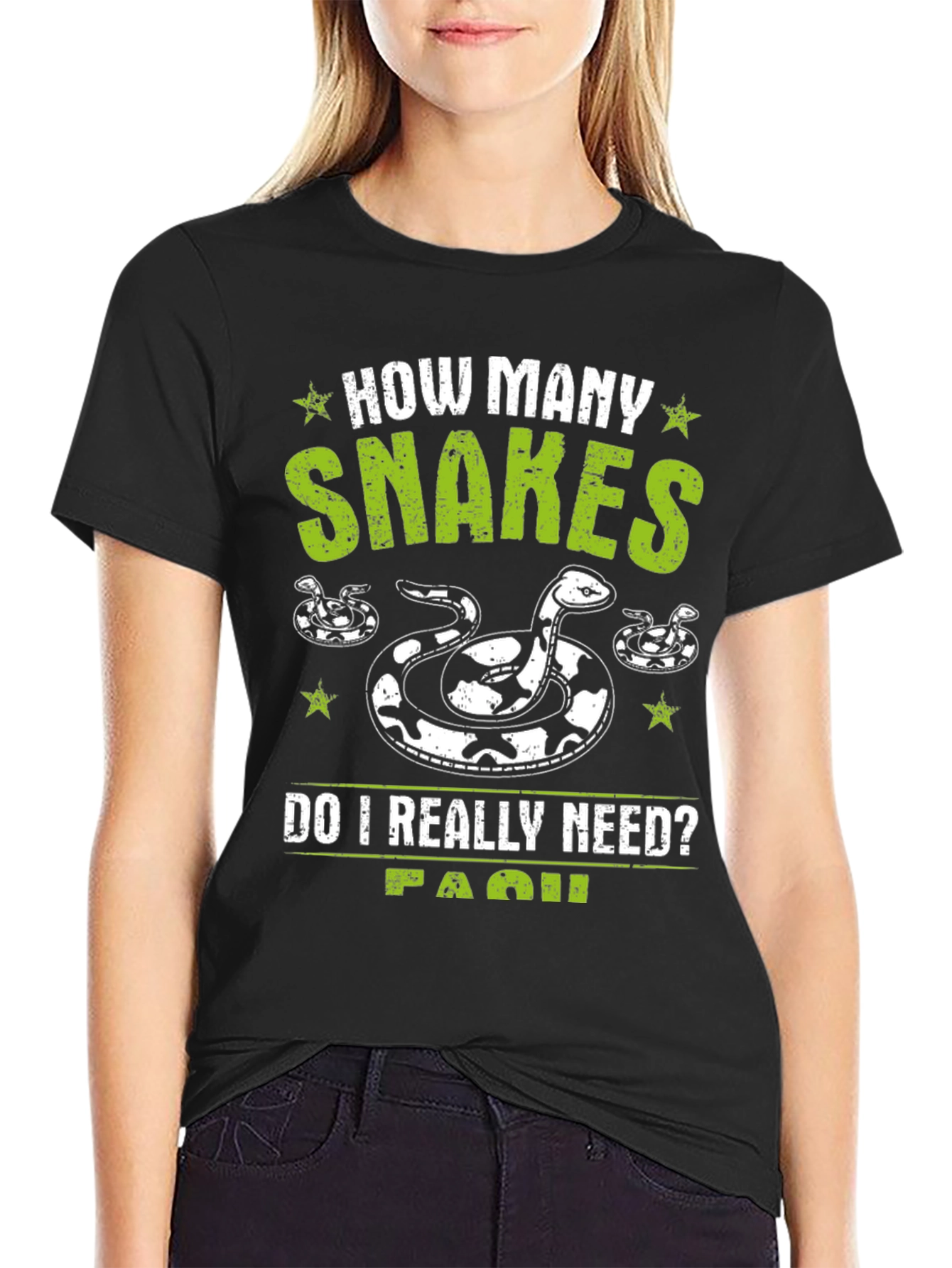 Snakes Graphic T-Shirt - Novelty Reptile Lover Tee