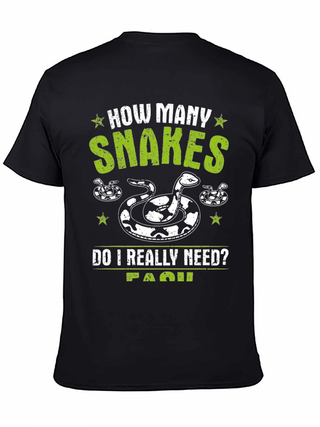 Snakes Graphic T-Shirt - Novelty Reptile Lover Tee