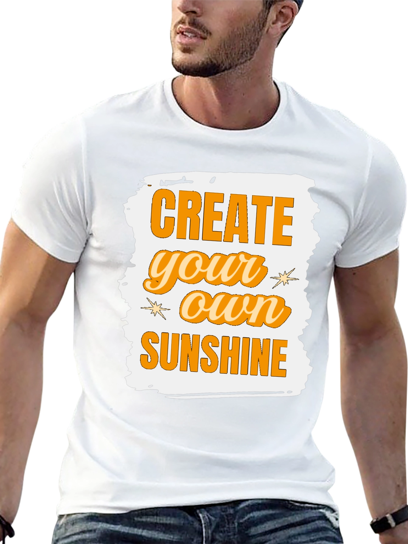 Create Your Own Sunshine Graphic Tee - Black