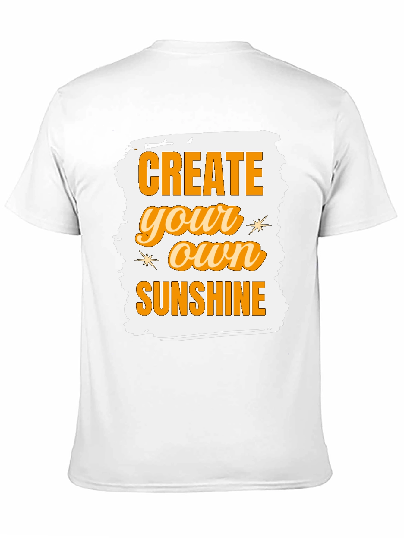 Create Your Own Sunshine Graphic Tee - Black