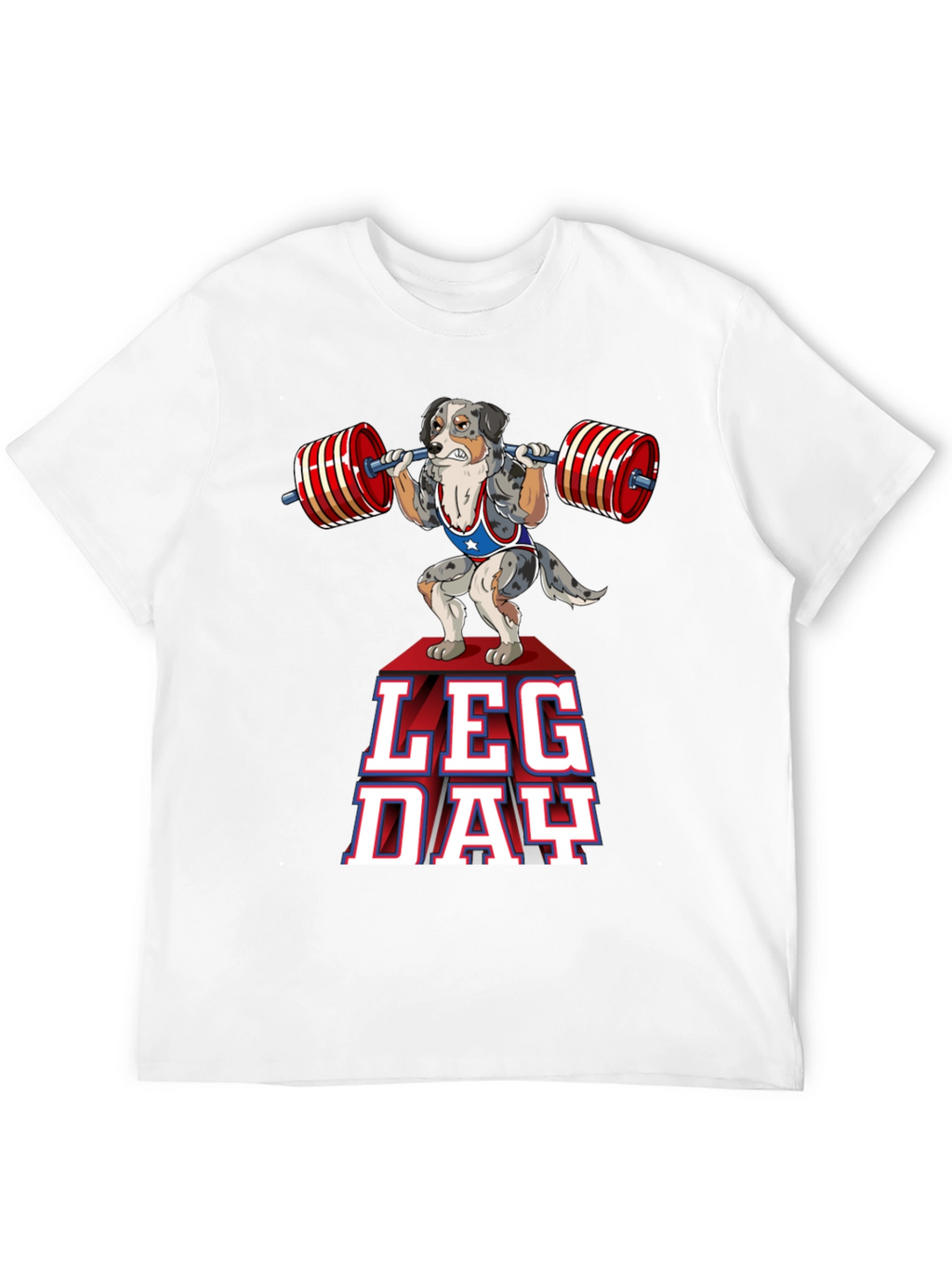 Dog Leg Day T-Shirt - Weightlifting Workout Tee