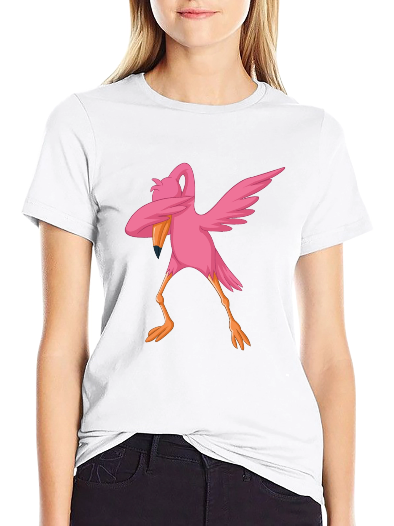 Funny Flamingo Dab T-Shirt