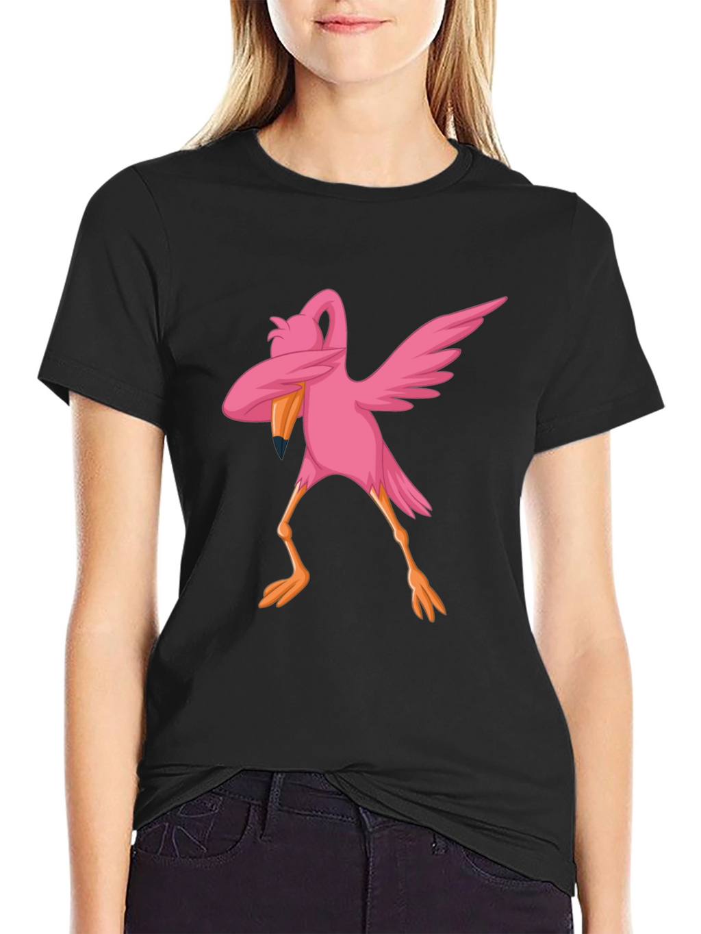 Funny Flamingo Dab T-Shirt