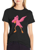 Funny Flamingo Dab T-Shirt