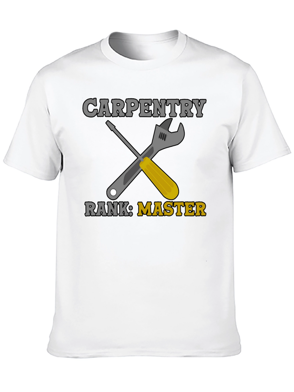 Carpentry Master T-Shirt - Wrench & Screwdriver Design