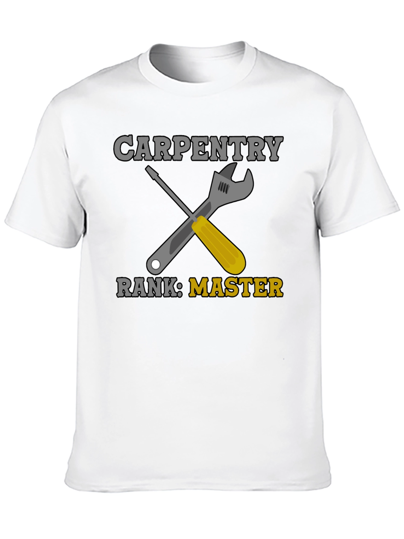 Carpentry Master T-Shirt - Wrench & Screwdriver Design