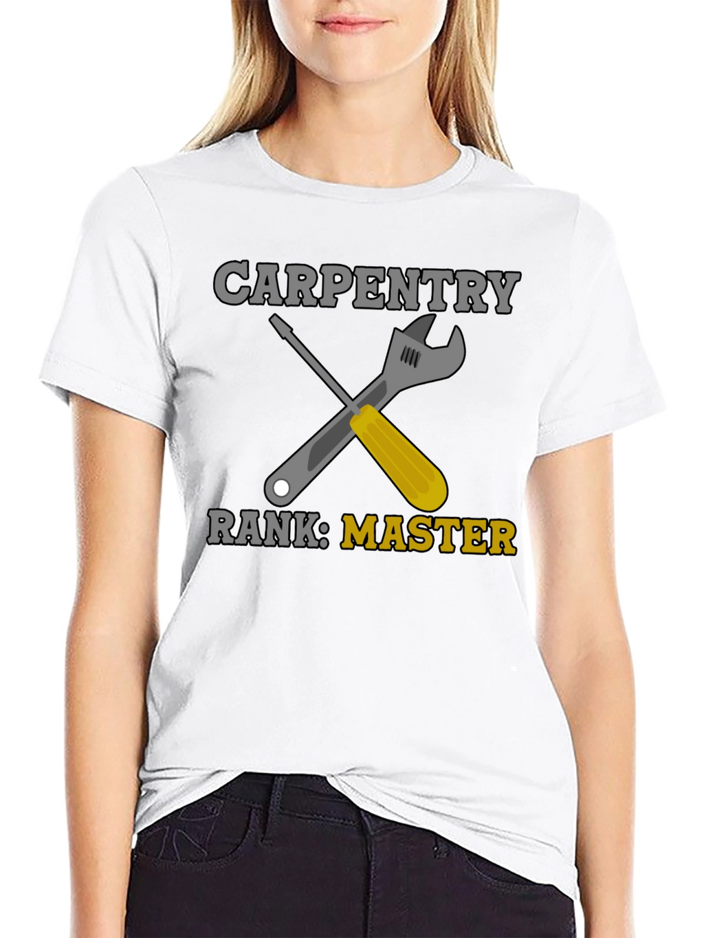 Carpentry Master T-Shirt - Wrench & Screwdriver Design