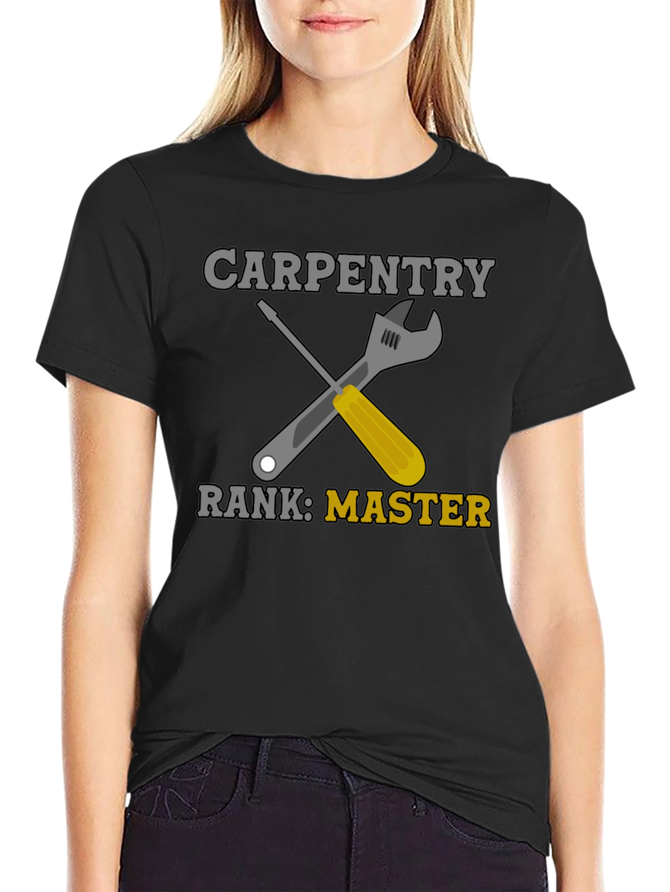 Carpentry Master T-Shirt - Wrench & Screwdriver Design