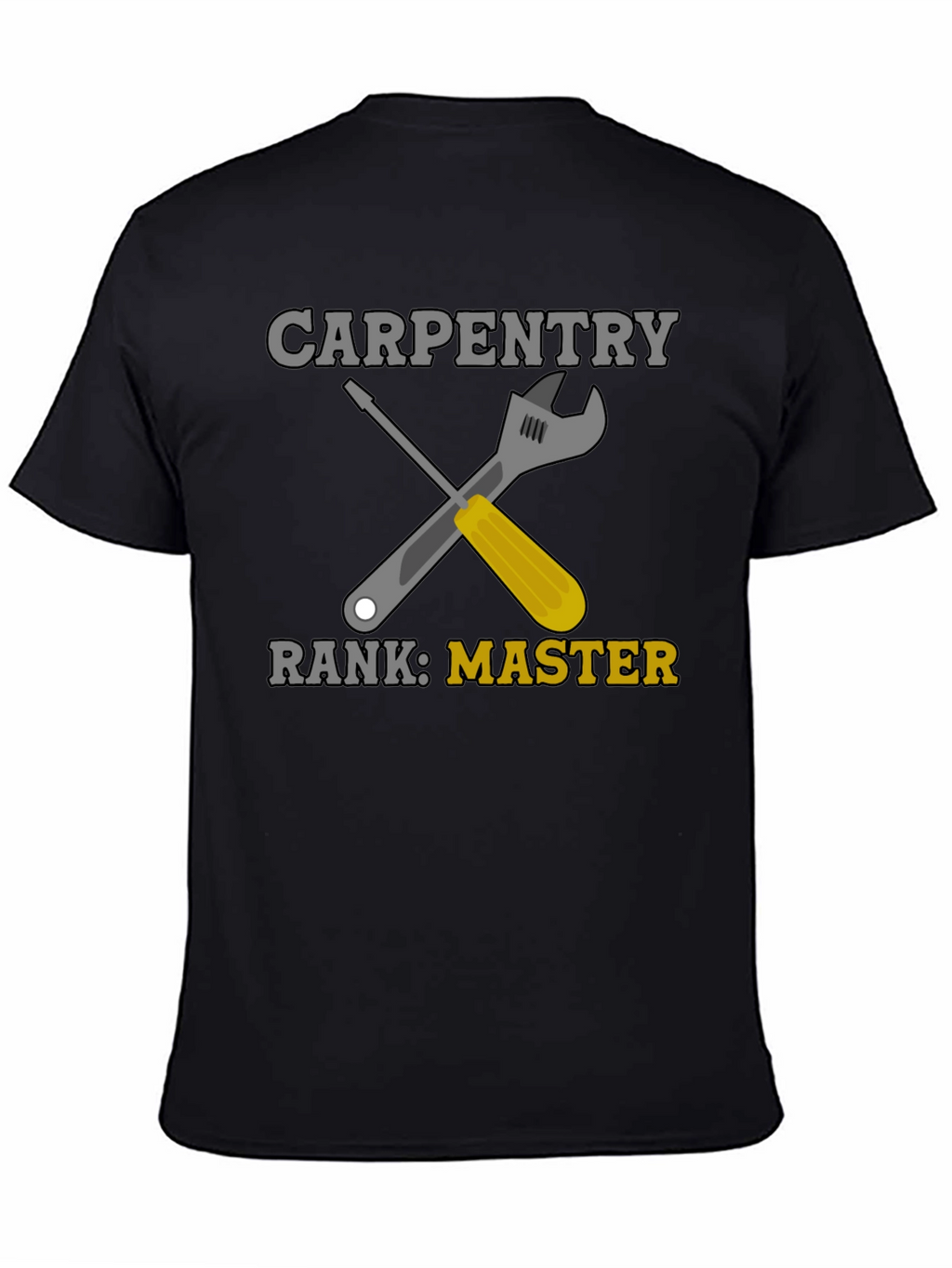 Carpentry Master T-Shirt - Wrench & Screwdriver Design