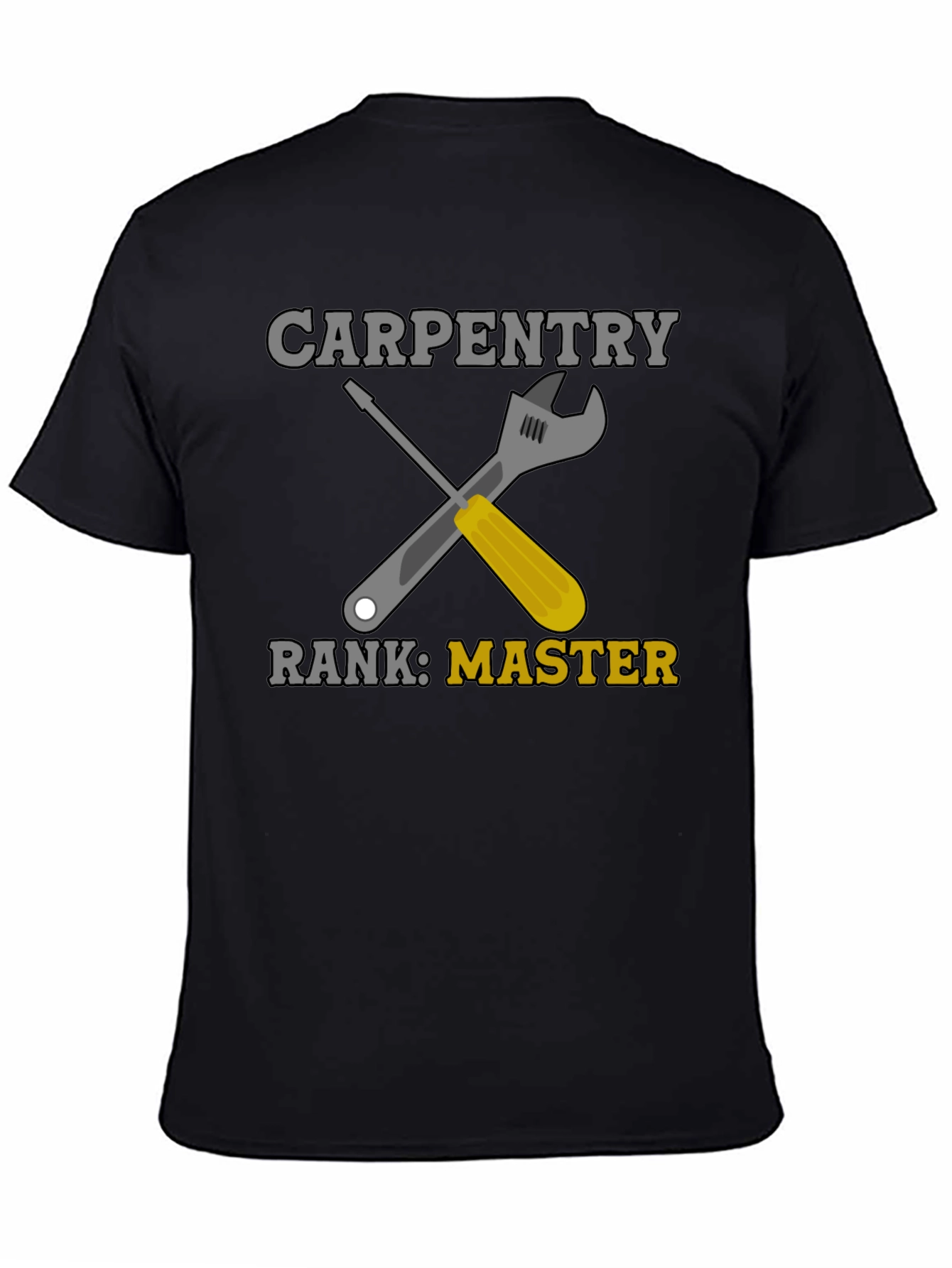 Carpentry Master T-Shirt - Wrench & Screwdriver Design