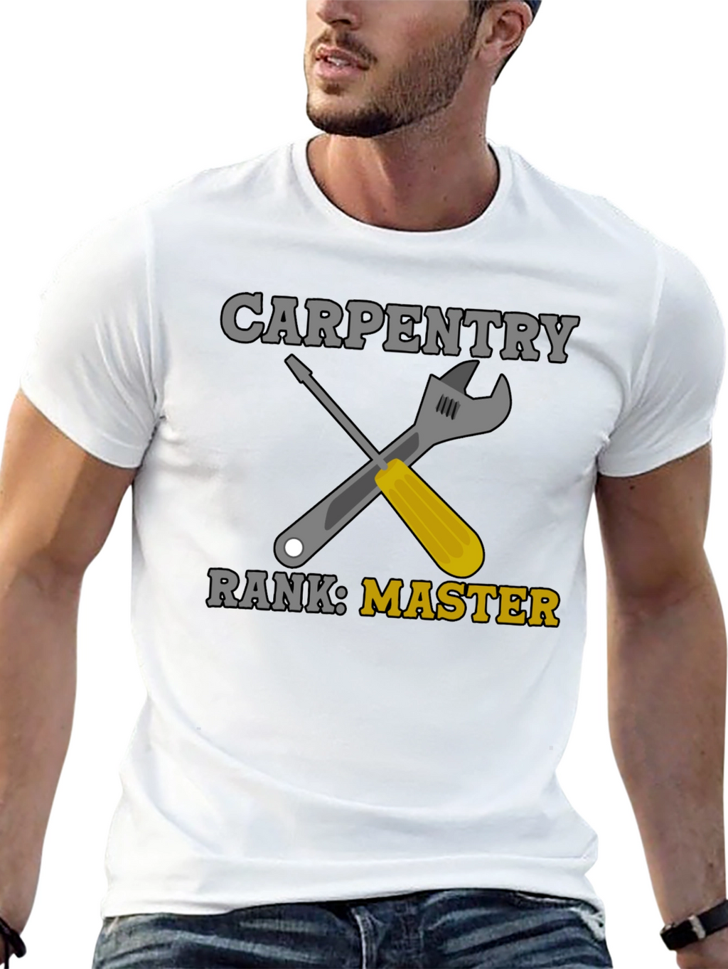 Carpentry Master T-Shirt - Wrench & Screwdriver Design