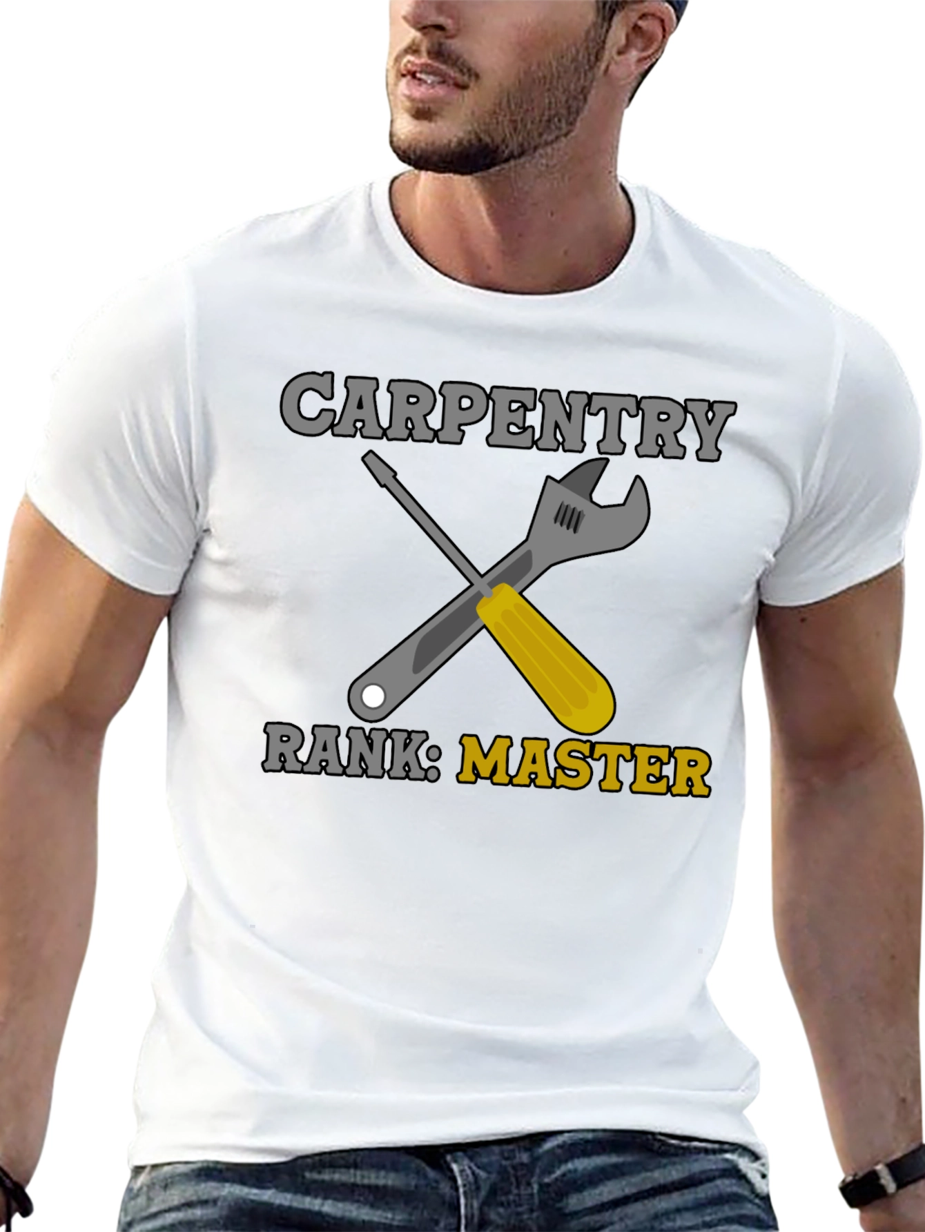 Carpentry Master T-Shirt - Wrench & Screwdriver Design