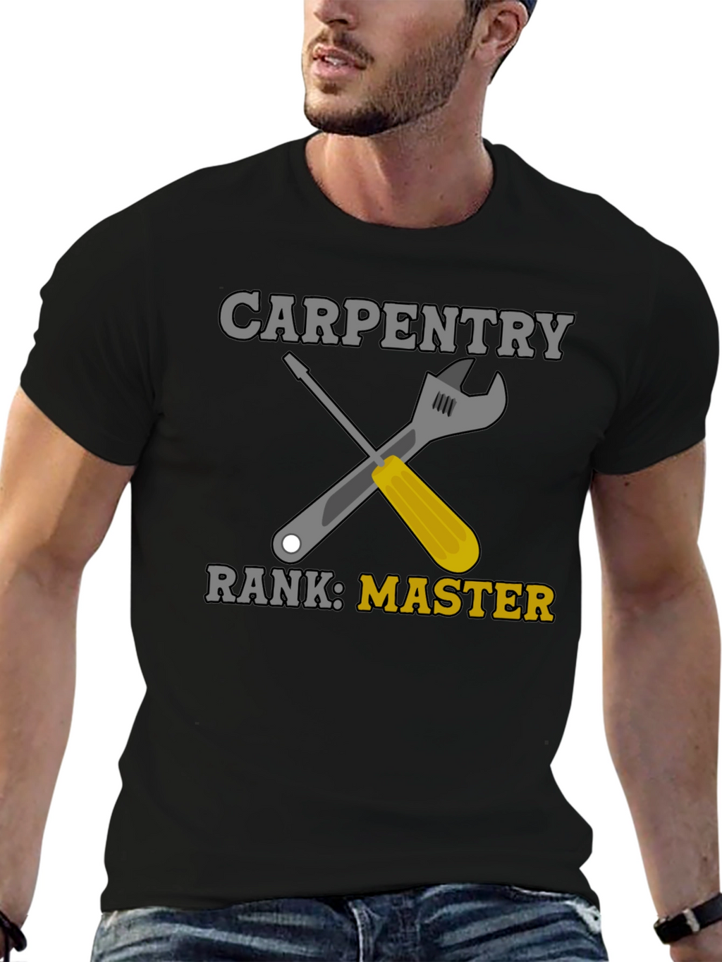 Carpentry Master T-Shirt - Wrench & Screwdriver Design