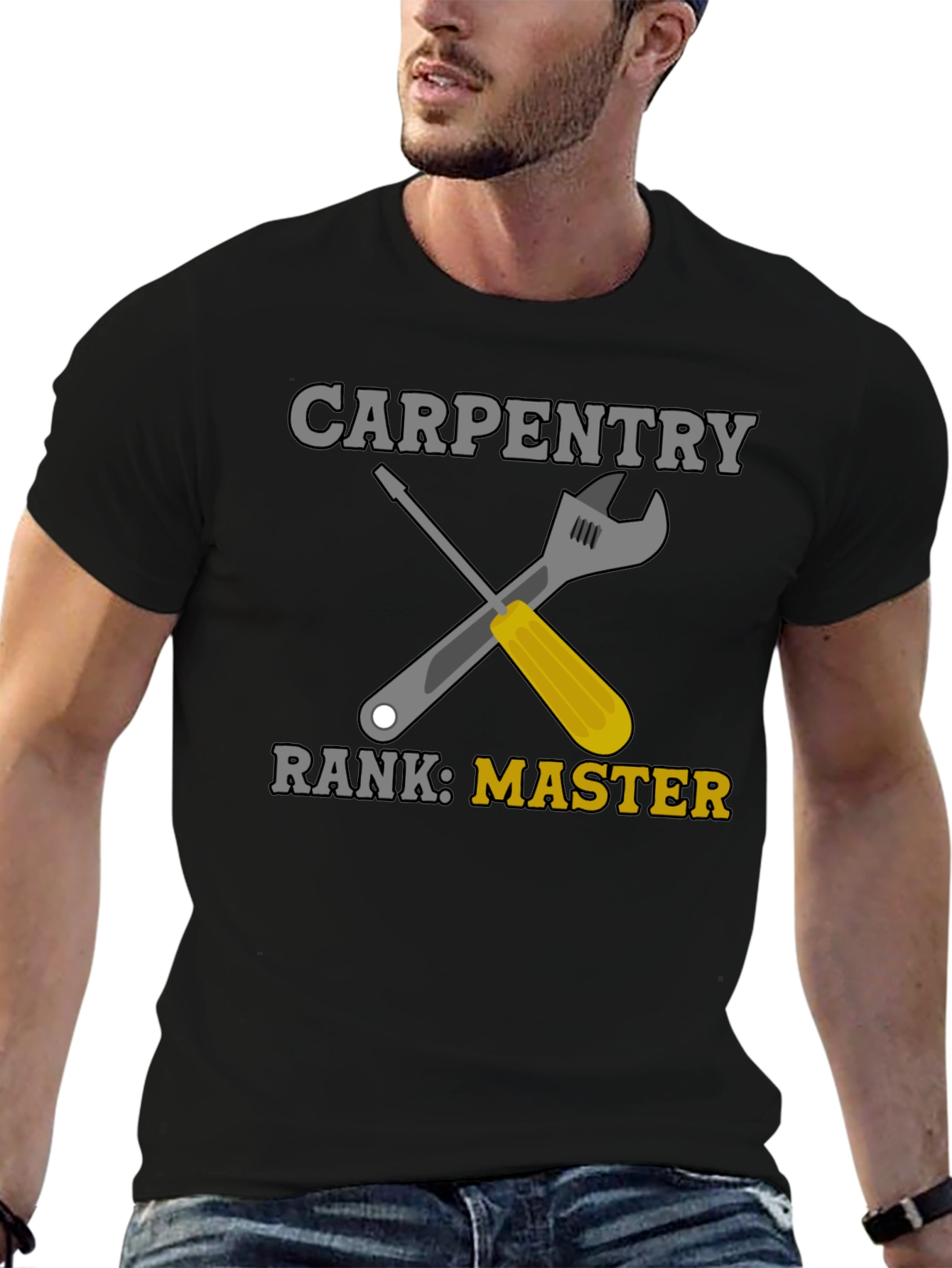 Carpentry Master T-Shirt - Wrench & Screwdriver Design