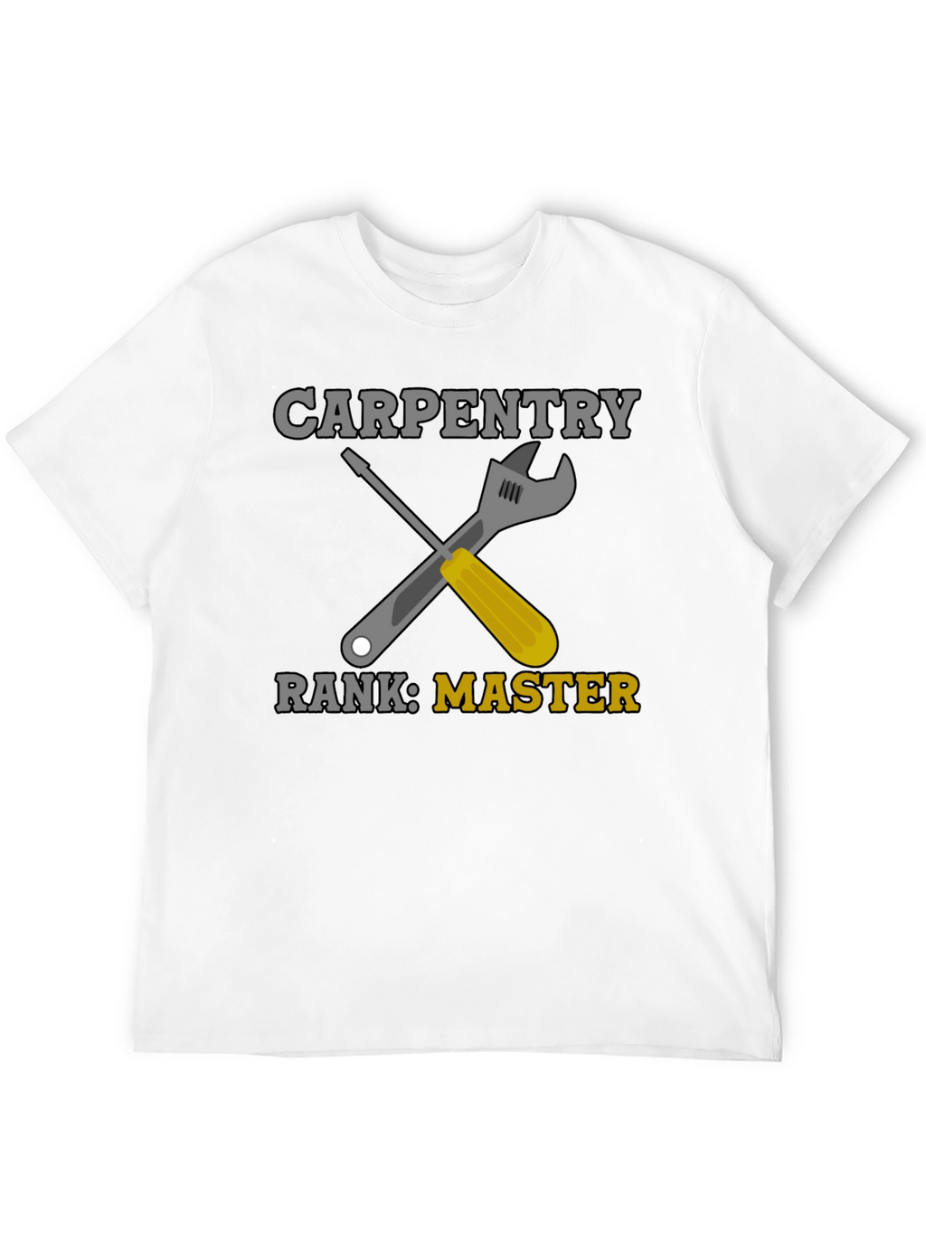 Carpentry Master T-Shirt - Wrench & Screwdriver Design