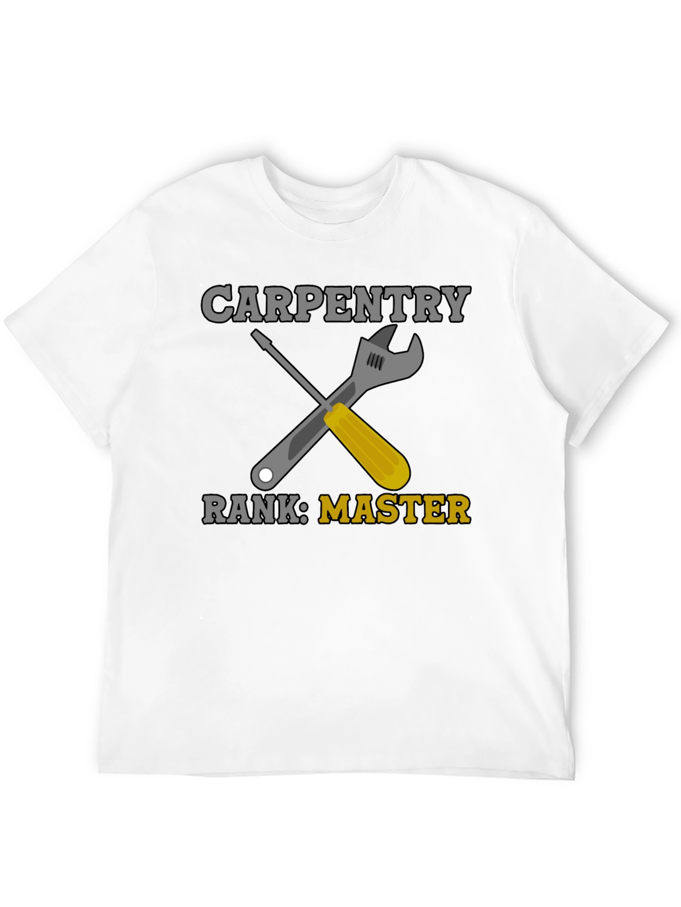 Carpentry Master T-Shirt - Wrench & Screwdriver Design