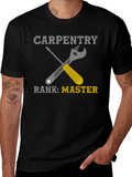 Carpentry Master T-Shirt - Wrench & Screwdriver Design