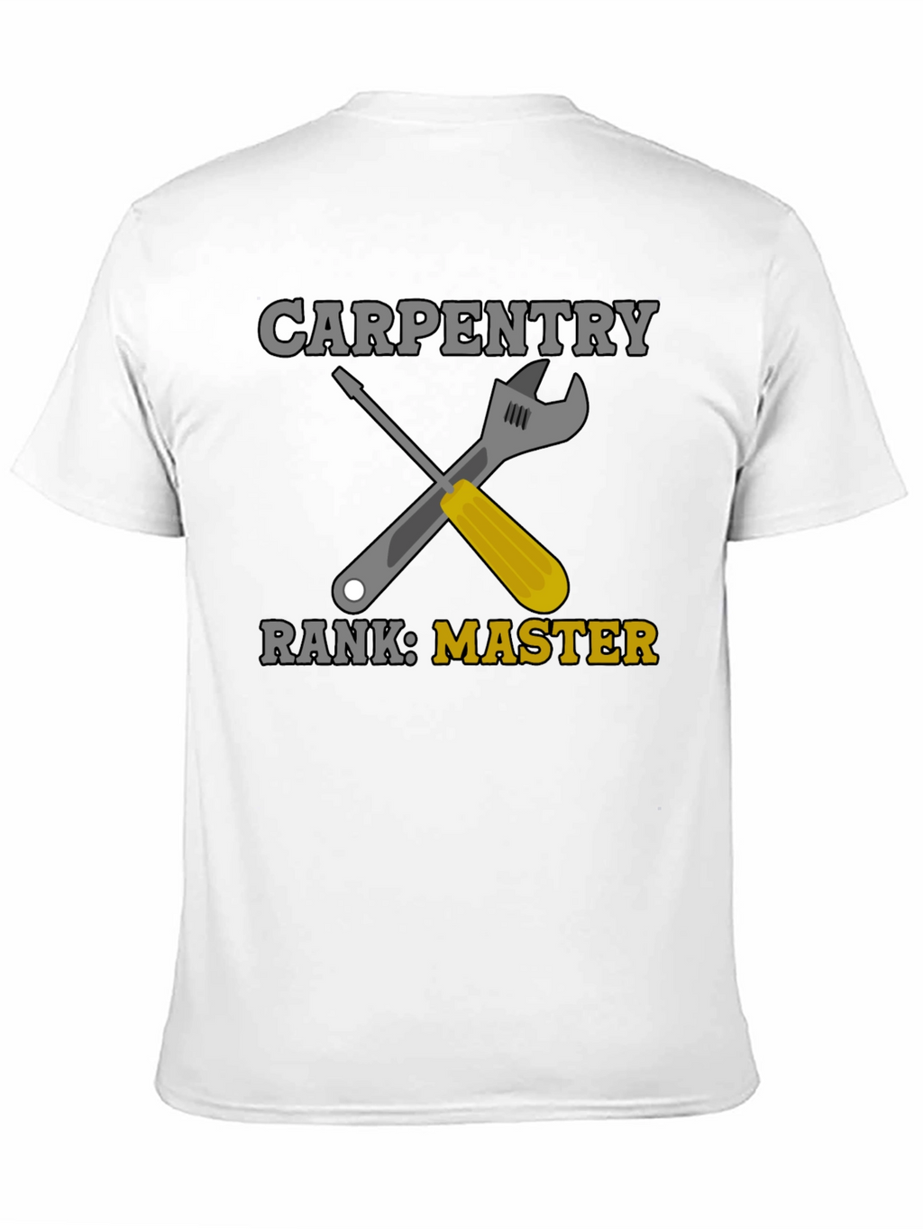 Carpentry Master T-Shirt - Wrench & Screwdriver Design