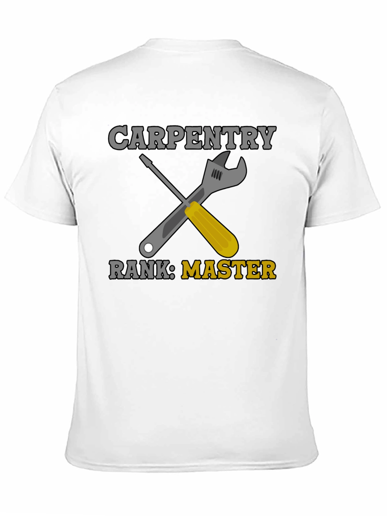 Carpentry Master T-Shirt - Wrench & Screwdriver Design