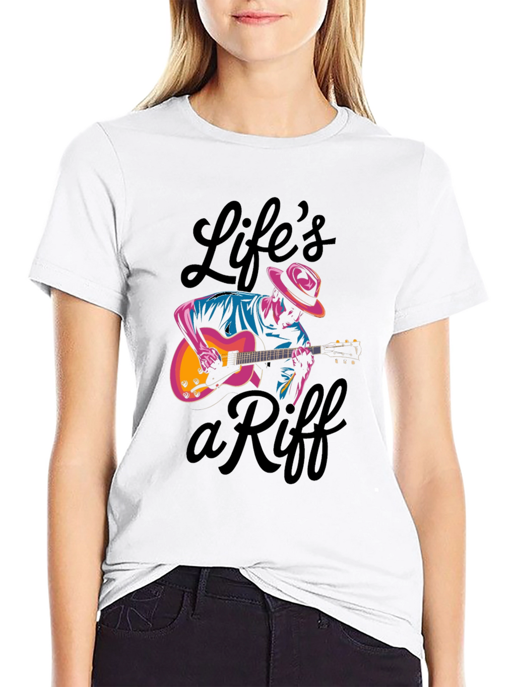 Lifes a Riff T-Shirt - Musician Graphic Tee