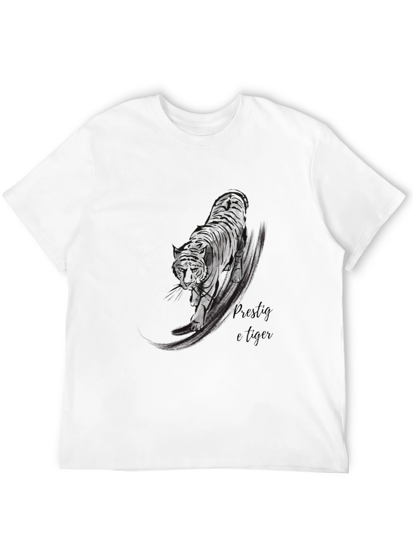 Black Tiger Graphic T-Shirt