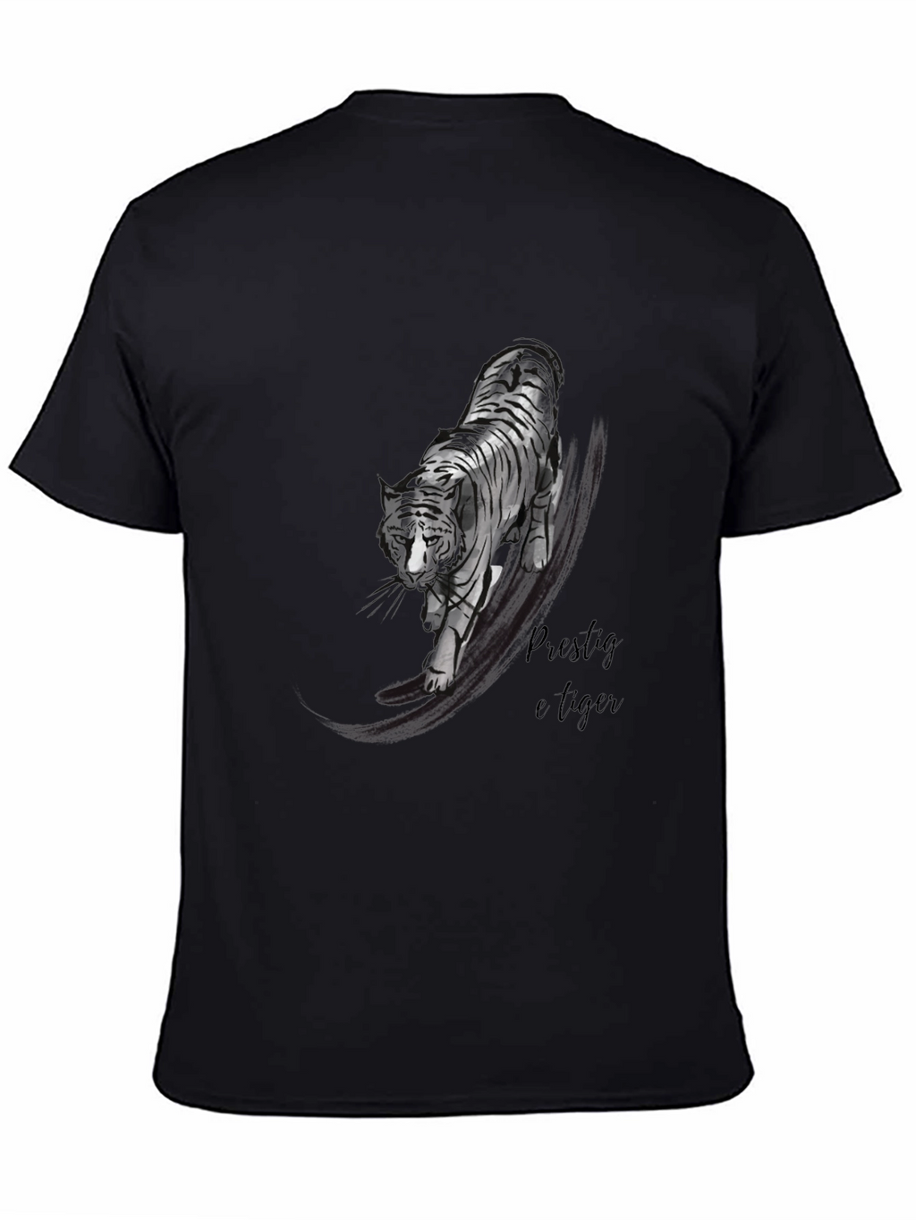 Black Tiger Graphic T-Shirt