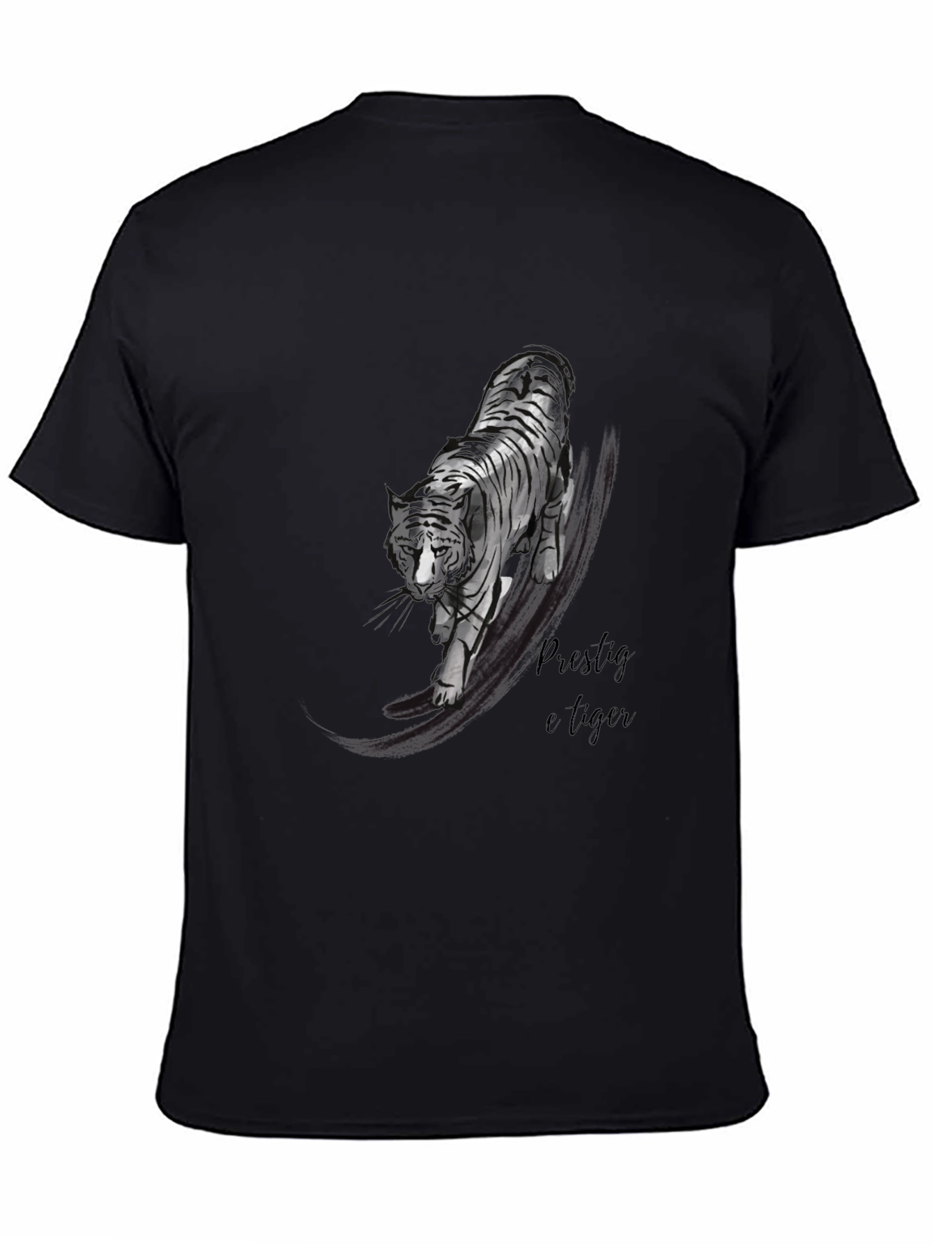 Black Tiger Graphic T-Shirt
