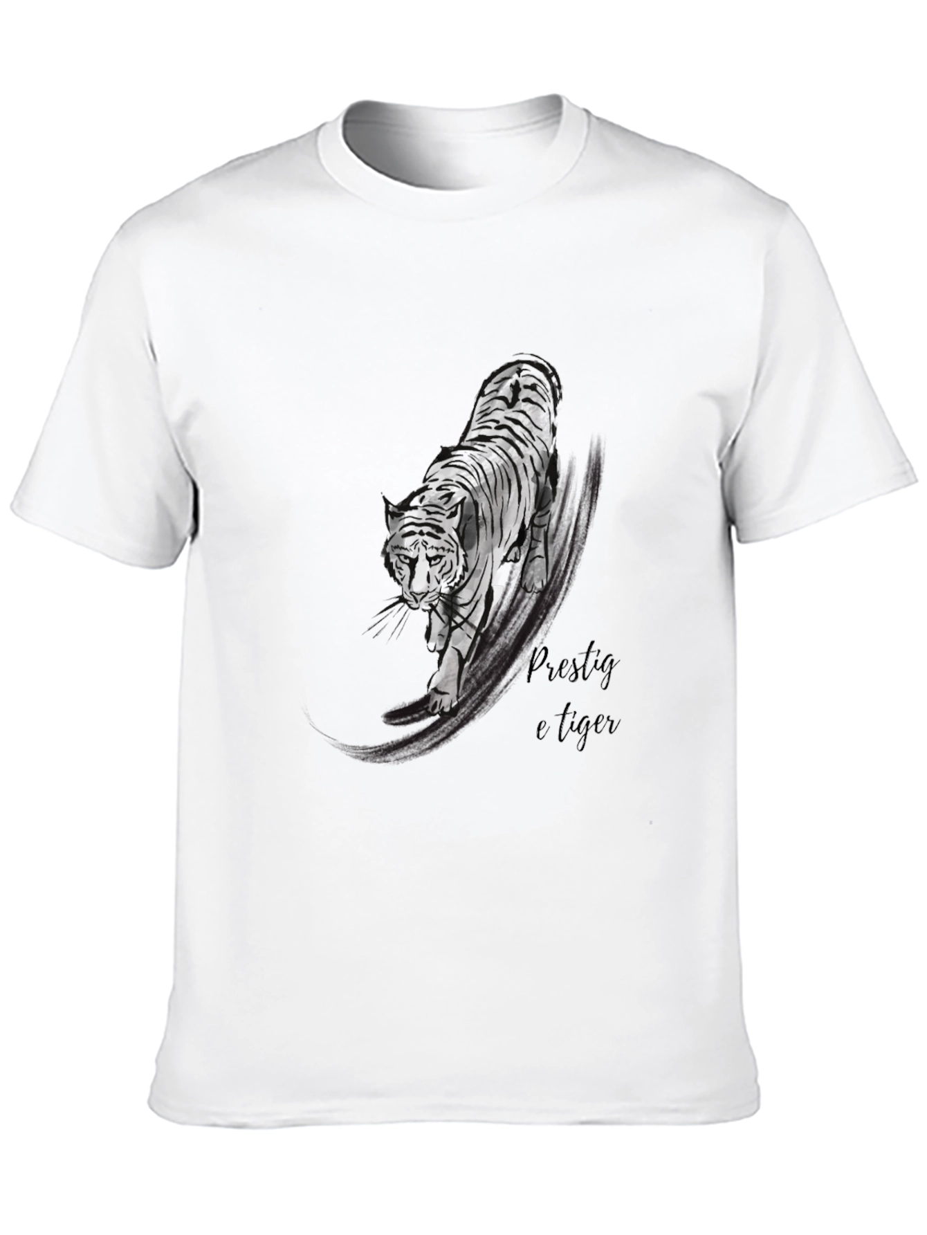 Black Tiger Graphic T-Shirt
