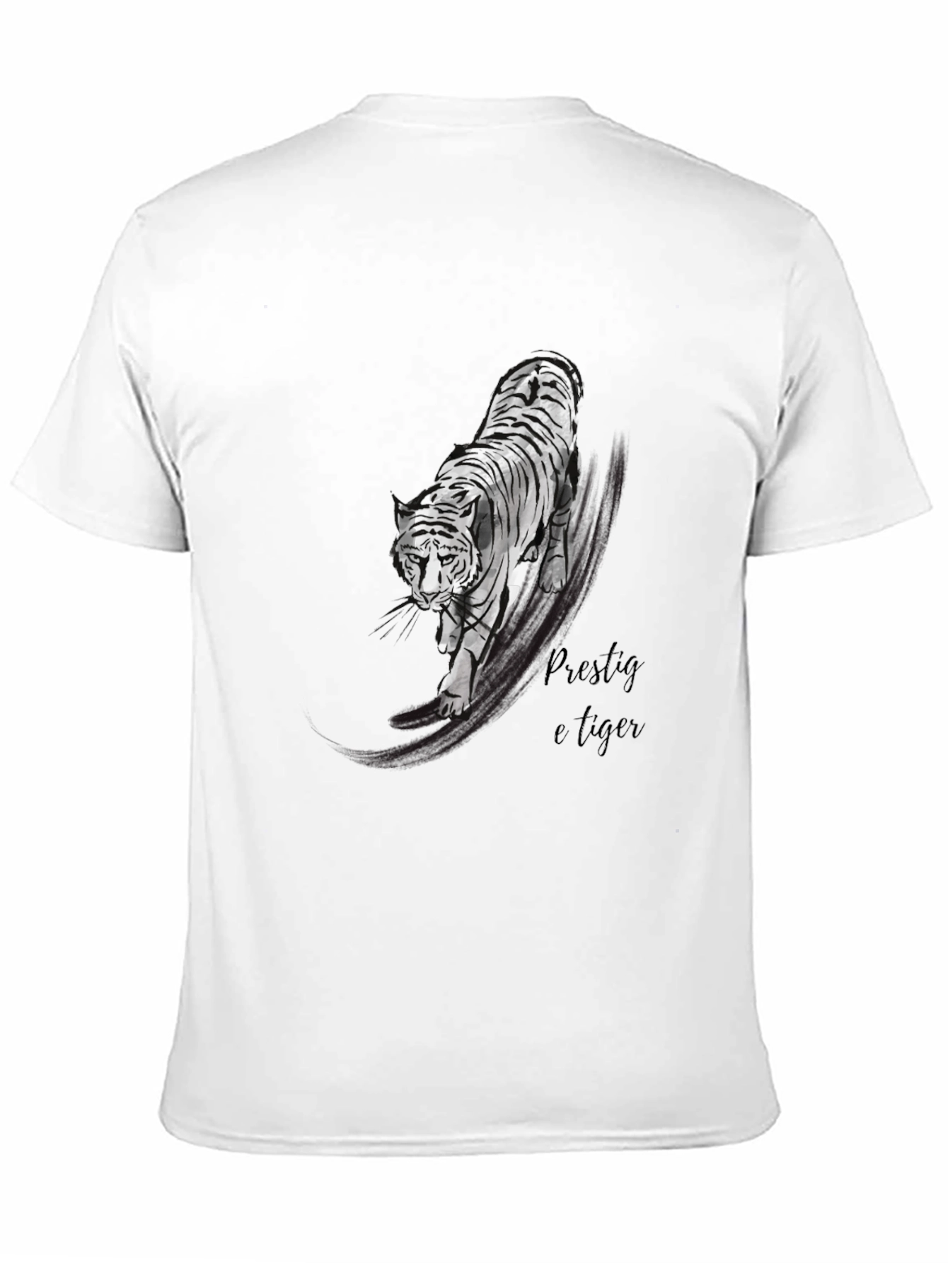 Black Tiger Graphic T-Shirt