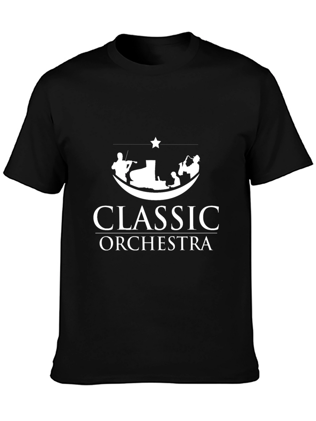 Classic Orchestra T-Shirt - Black Cotton Tee