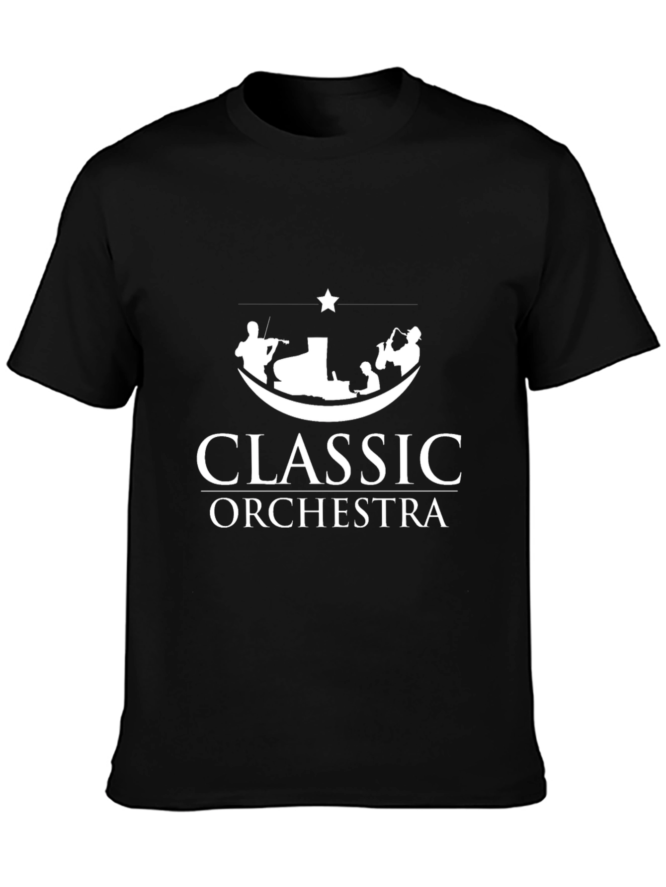 Classic Orchestra T-Shirt - Black Cotton Tee