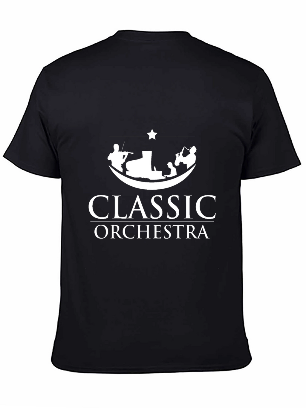 Classic Orchestra T-Shirt - Black Cotton Tee