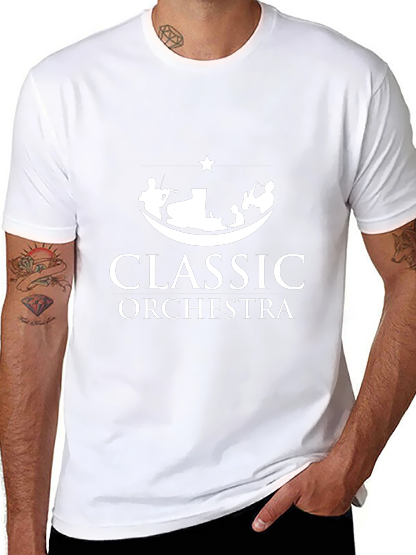 Classic Orchestra T-Shirt - Black Cotton Tee