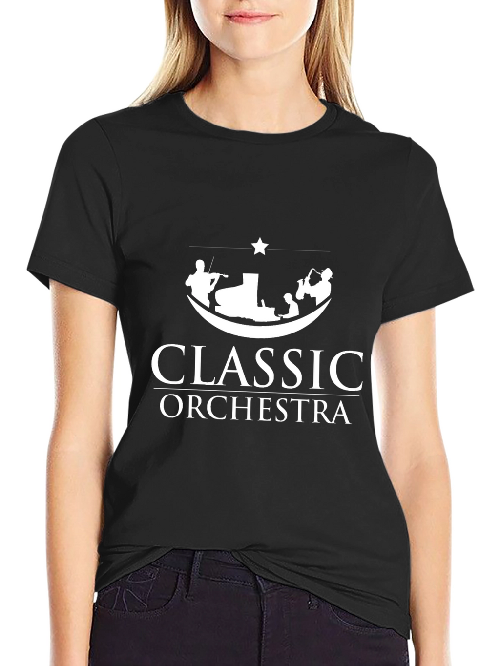 Classic Orchestra T-Shirt - Black Cotton Tee