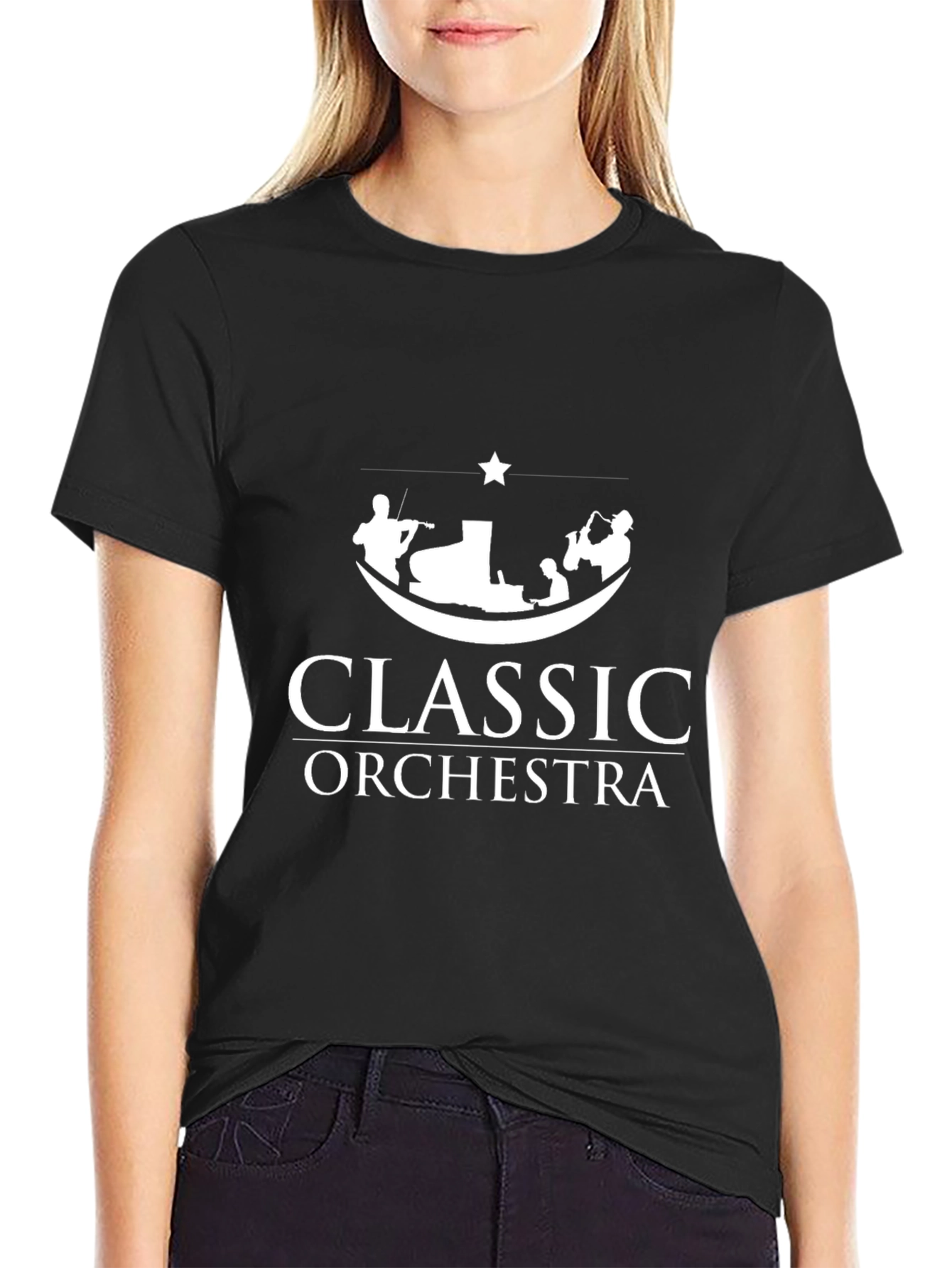 Classic Orchestra T-Shirt - Black Cotton Tee