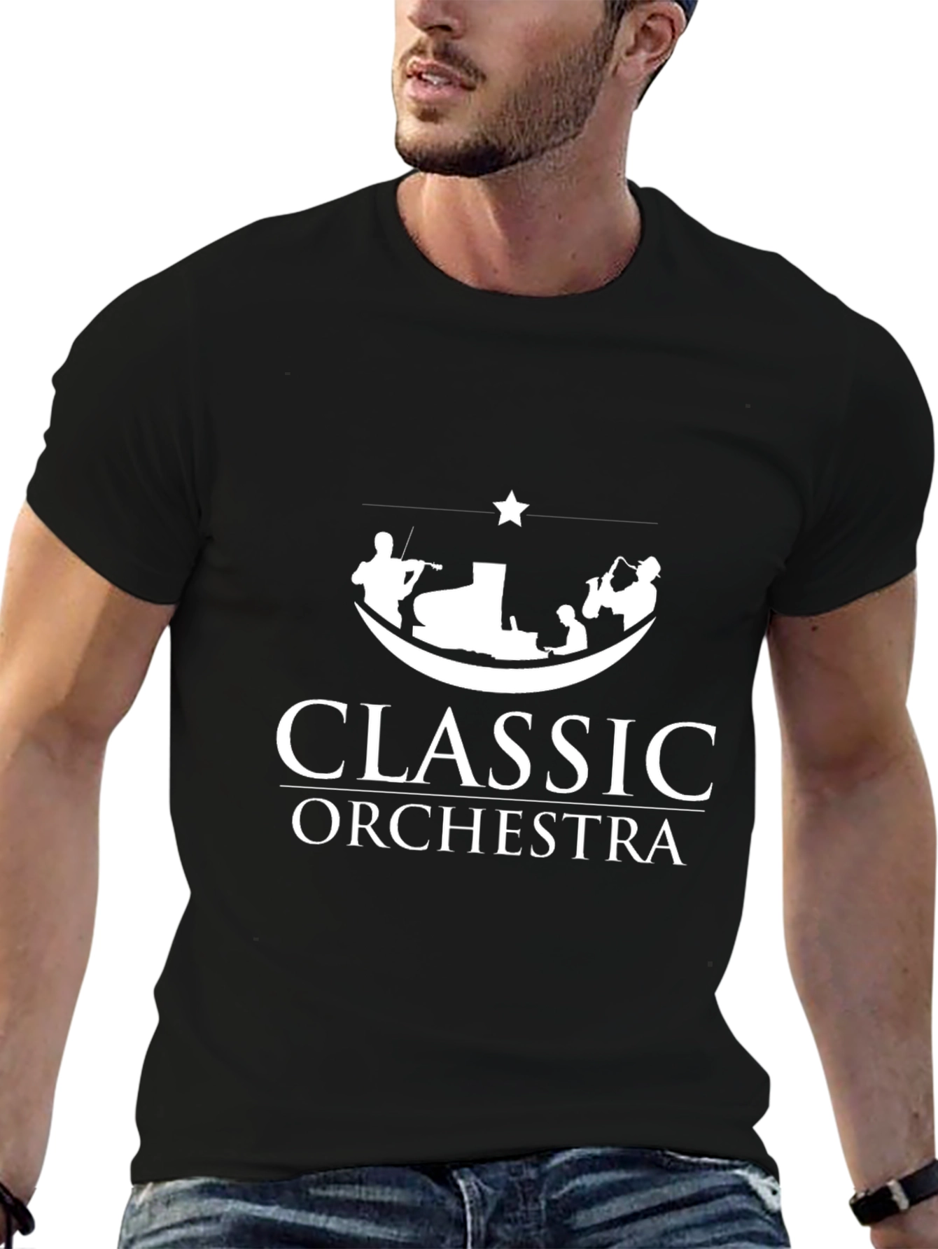 Classic Orchestra T-Shirt - Black Cotton Tee