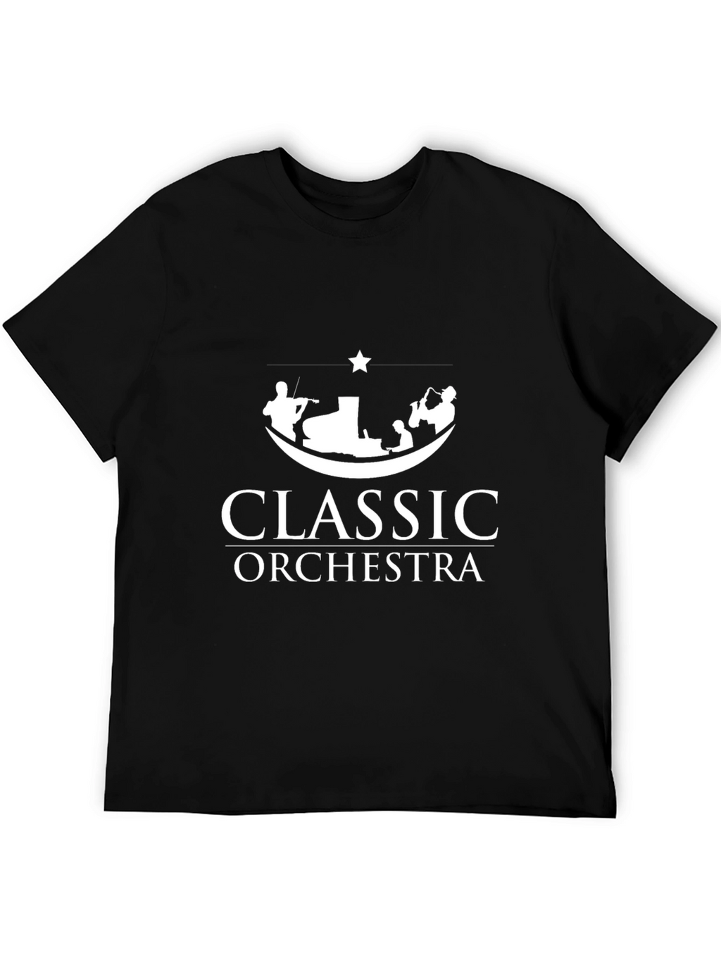 Classic Orchestra T-Shirt - Black Cotton Tee