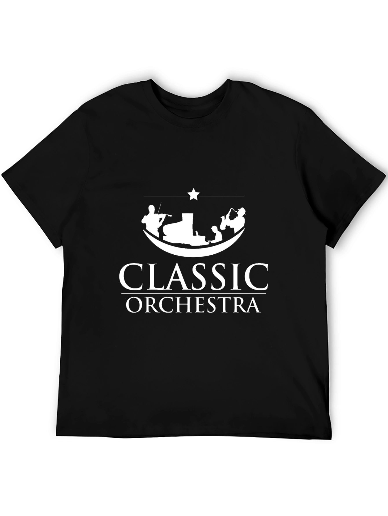 Classic Orchestra T-Shirt - Black Cotton Tee