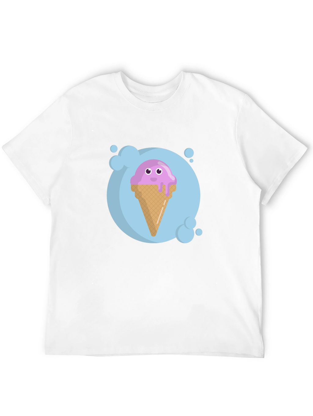 Cute Ice Cream Cone Graphic T-Shirt