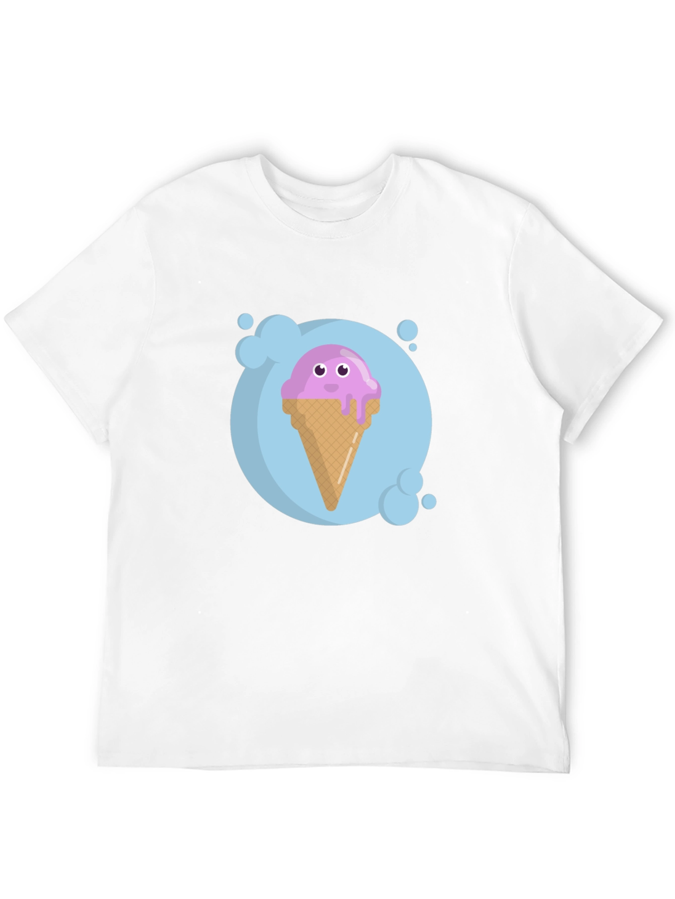Cute Ice Cream Cone Graphic T-Shirt