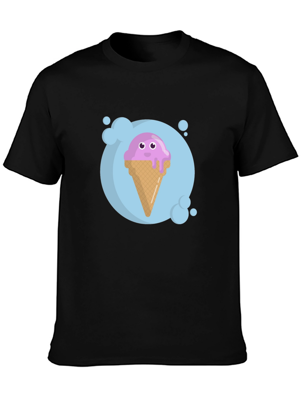 Cute Ice Cream Cone Graphic T-Shirt