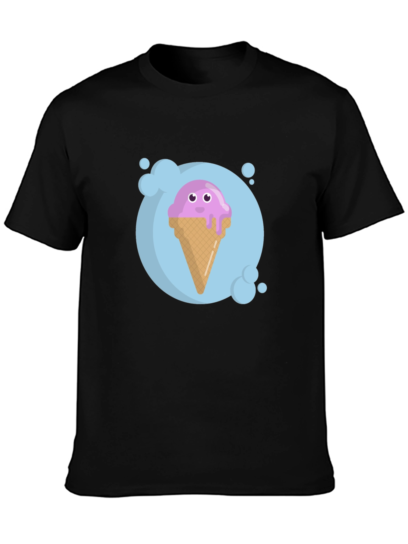 Cute Ice Cream Cone Graphic T-Shirt