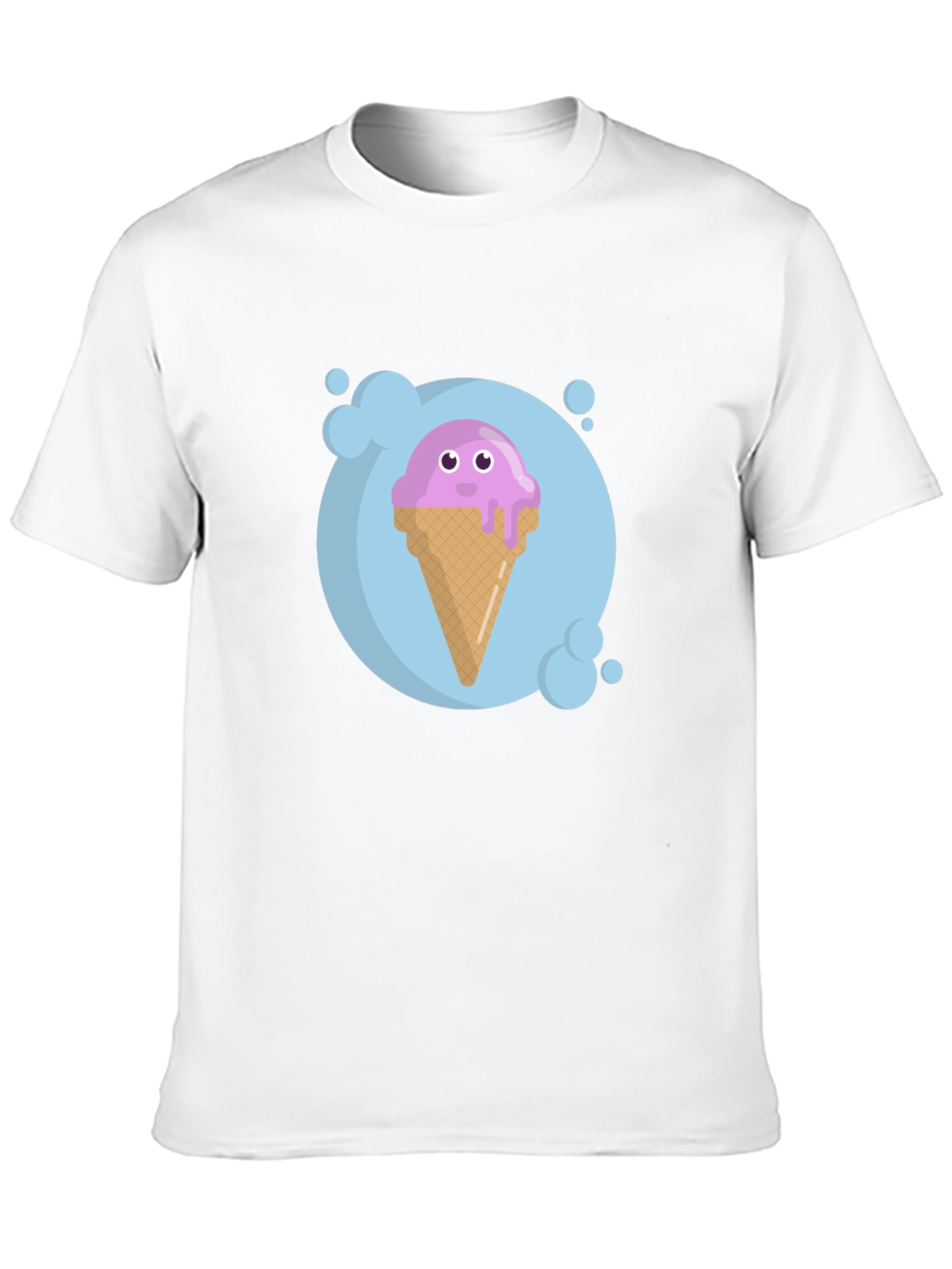 Cute Ice Cream Cone Graphic T-Shirt