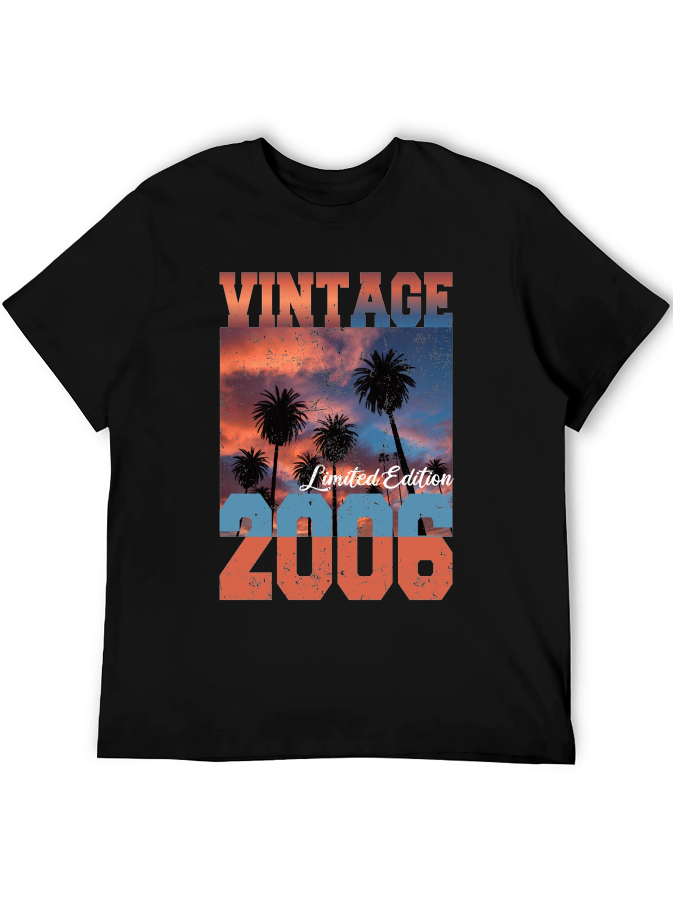 Vintage 2006 Limited Edition Palm Tree Graphic Tee