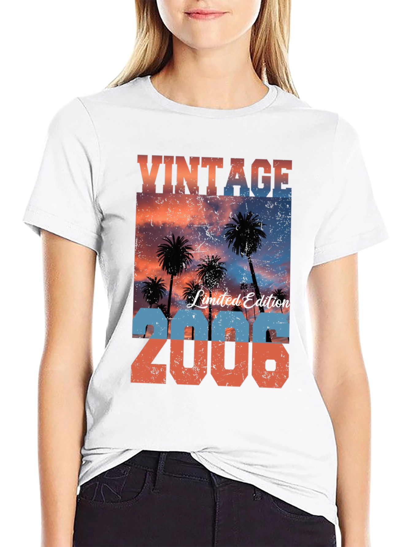 Vintage 2006 Limited Edition Palm Tree Graphic Tee