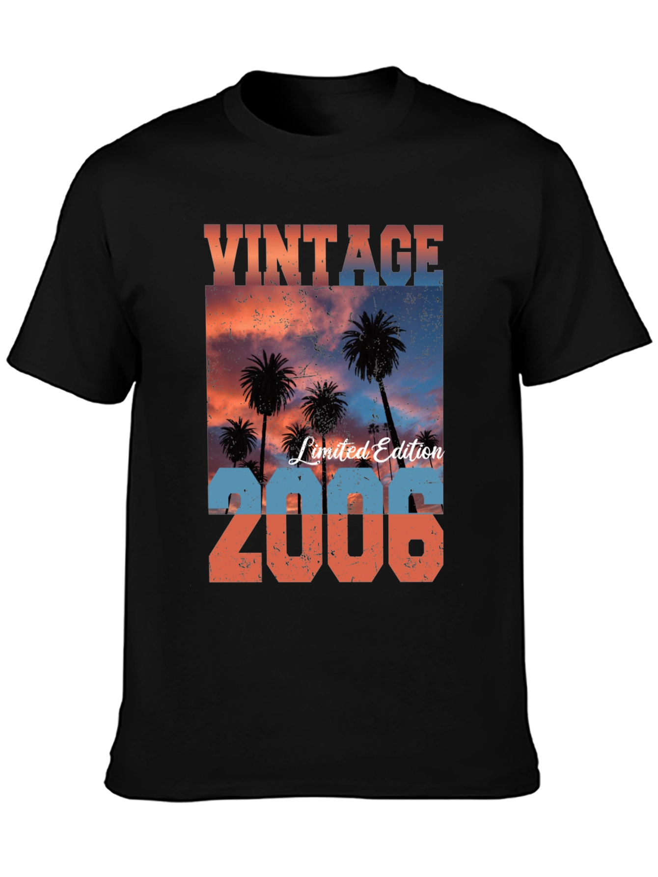 Vintage 2006 Limited Edition Palm Tree Graphic Tee