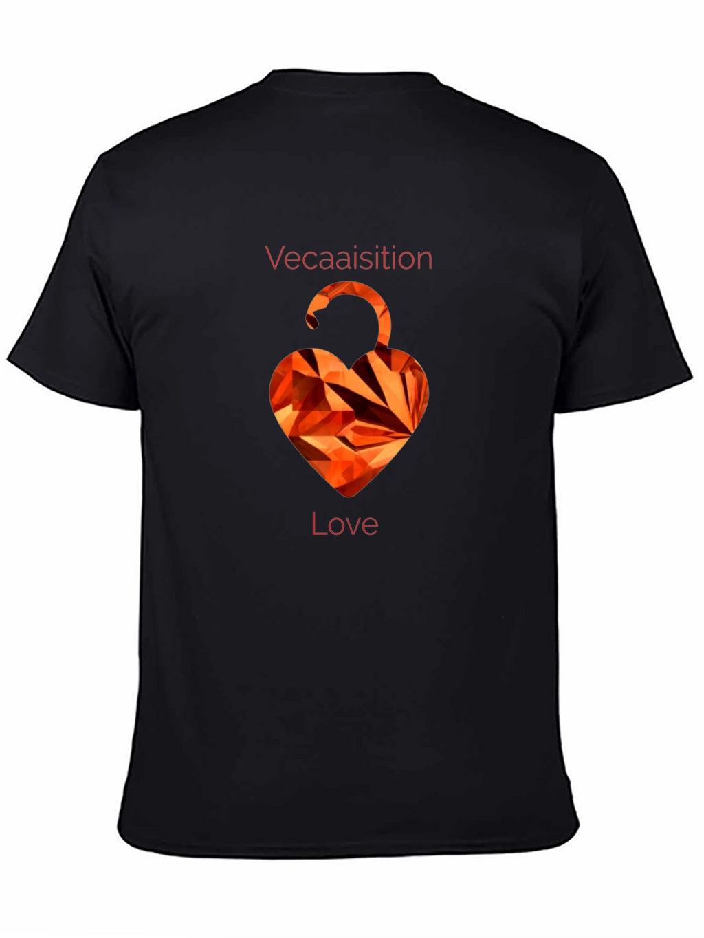 Heart Lock T-Shirt - VeCAAisition Love Graphic
